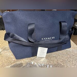 Coach Dark Blue weekender, duffel Tote Bag NWT